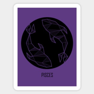 Pisces - Geometric Astrology Sticker